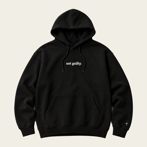After Hours Hoodie concept, black, front view