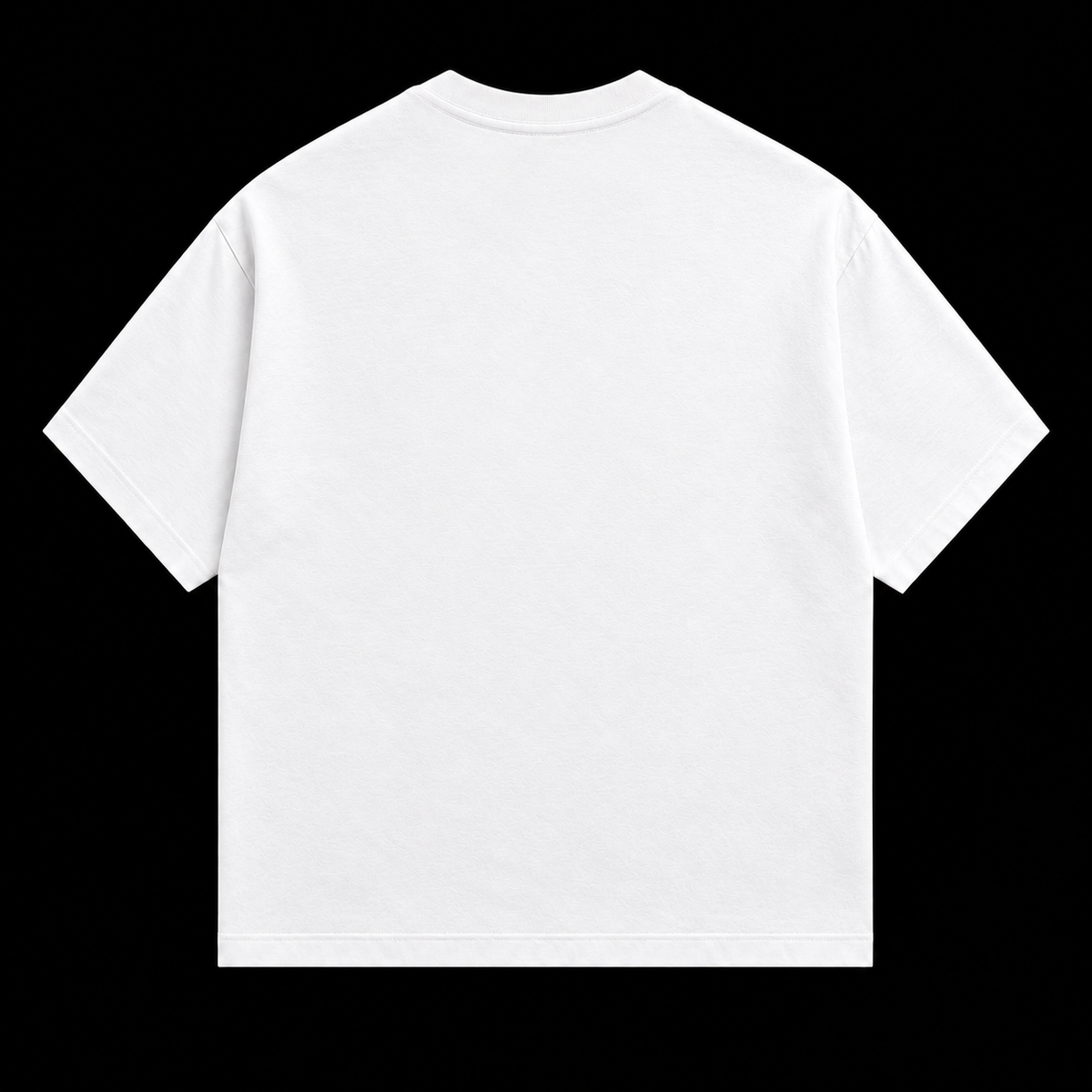 not guilty. Signature Tee white back